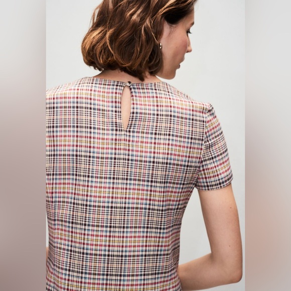 CLAUDIE PIERLOT
Short-Sleeved Checkered Dress - Picture 6 of 16